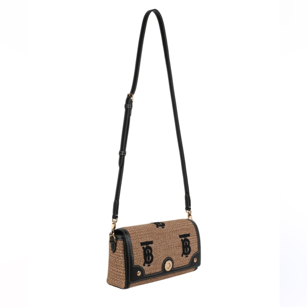 Burberry Black and Tan Freya Crossbody Bag - Picture 4 of 12